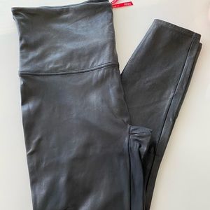 Spanx Faux Leather Leggings EUC 3x